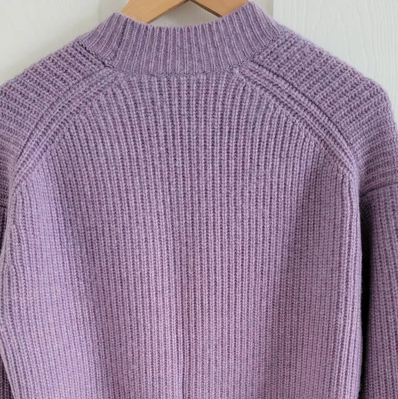 Cashmere Plaited Raglan Cardigan, Size XS - Picture 11 of 14